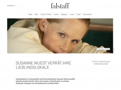 Susanne Wuest Falstaff Magazine